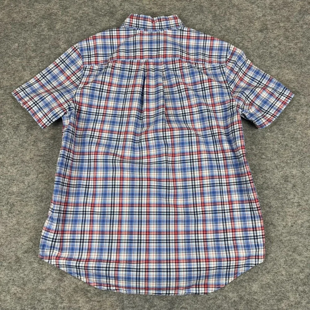 Ralph Lauren Natural Stretch Button Down Shirt Plaid Boys Medium M